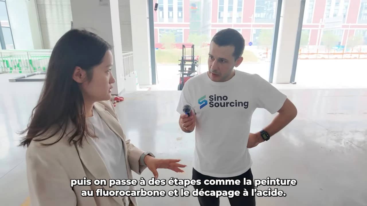 Échange sur les étapes de fabrication