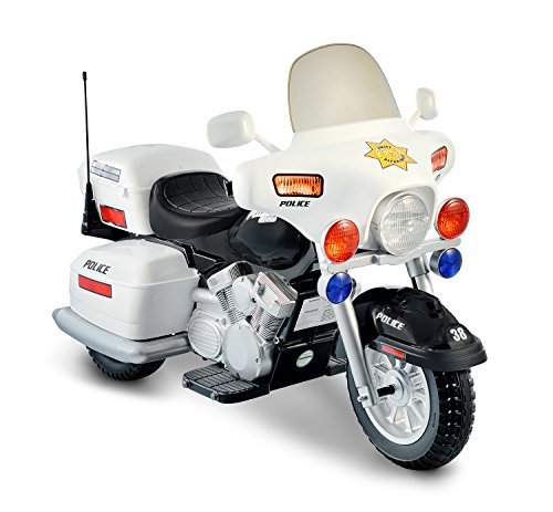 moto de police electrique 3 roues pour enfant