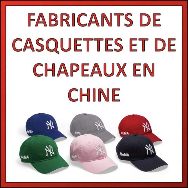 Fournisseurs chinois de casquettes et chapeaux [Liste 2024]