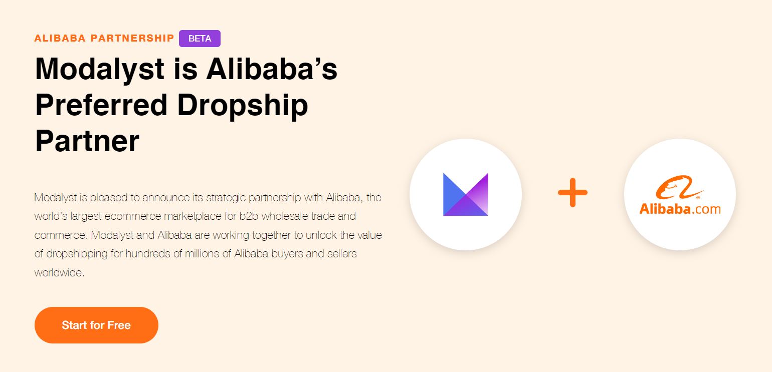 intégration modalyst dropshipping alibaba