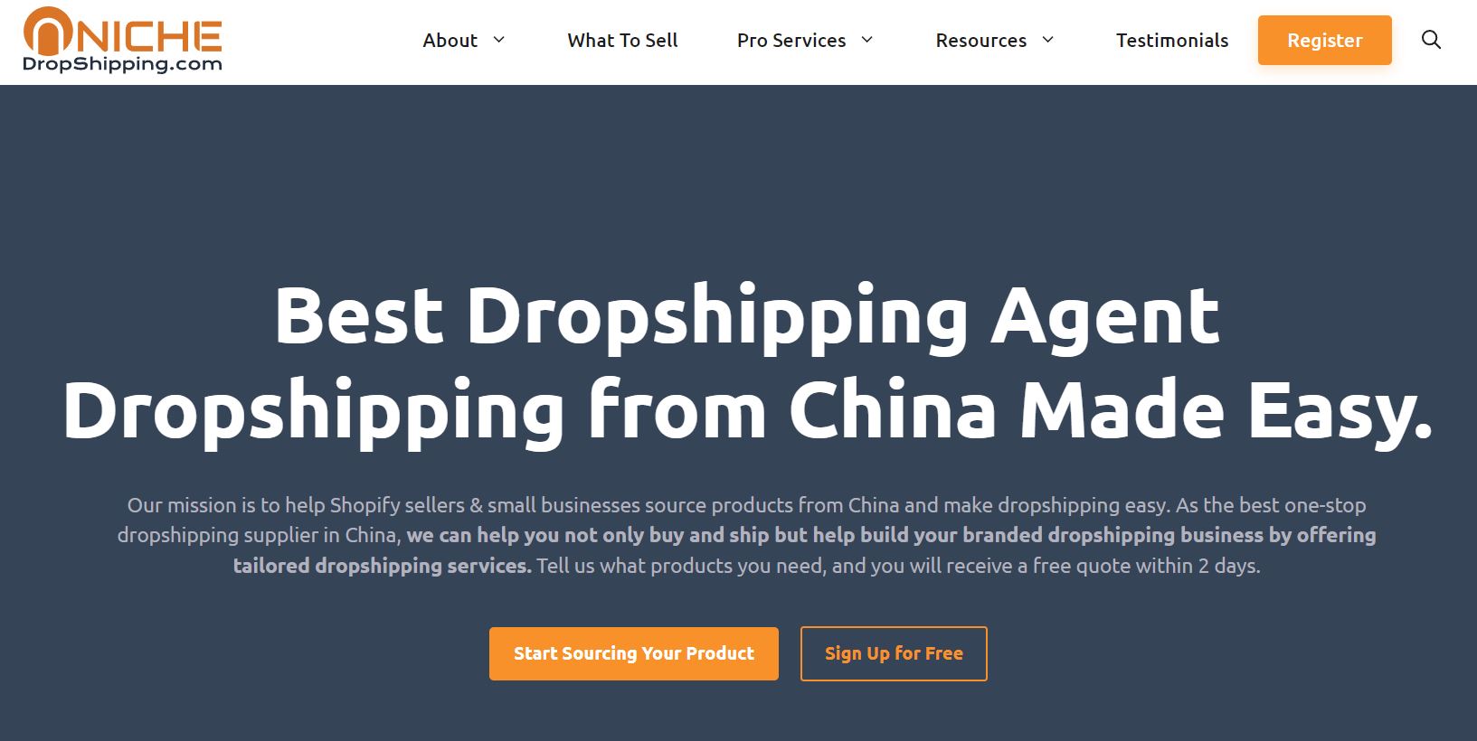 agent niche dropshipping