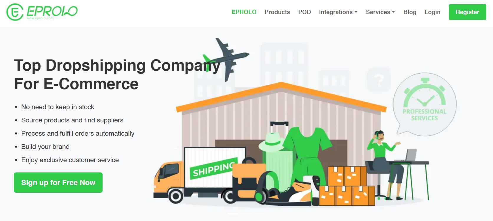 eprolo agence sourcing spécialisé dropshipping